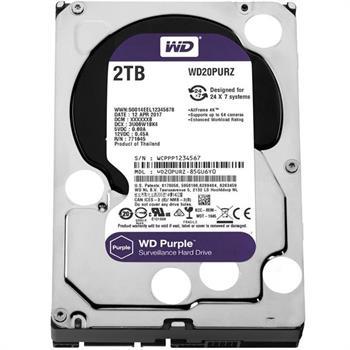 هارددیسک اینترنال وسترن دیجیتال سری Purple مدل WD20PURZ ظرفیت 2 ترابایت Western Digital Purple WD20PURZ Internal Hard Disk - 2TB